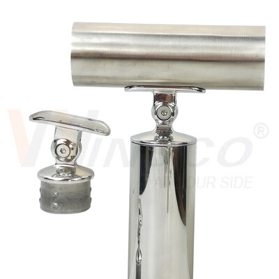 Angle Adjustable Stainless Steel Handrail Bracket Railing Saddle | 304 316 | Winsco Metal VA101