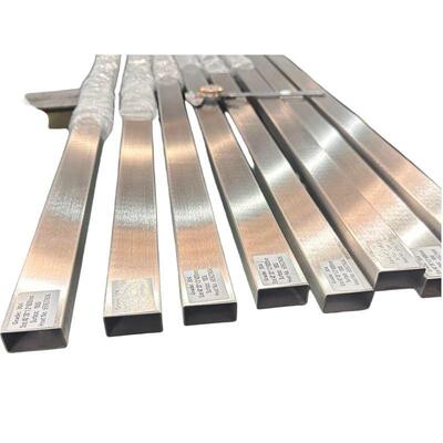 ท่อสแตนเลสสตีลสี่เหลี่ยม 40x20x1.2 มม. ผิวสเตนเลส 180G