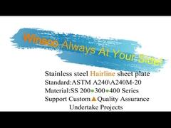 1219mmx2438mm JIS 201 304 316 แผ่นเส้นผมสแตนเลสไทเทเนียมทอง