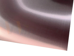 แผ่นเพลทสแตนเลสลายแฮร์ไลน์สีโรสโกลด์