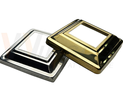 รางเบสคลุมระเบียงจากสแตนเลส สําหรับสี่เหลี่ยม